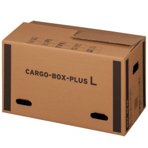 PROREGAL Mega Deal 10x Cargobox L LxBxH 640x340x360mm mit Schmetterlingsboden & Grifflöchern Doppelwellig Braun Faltkarton Umzugskarton