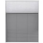 vidaXL Insektenschutz-Plissee für Fenster Jalousie Aluminium 80x100 cm 142616_3