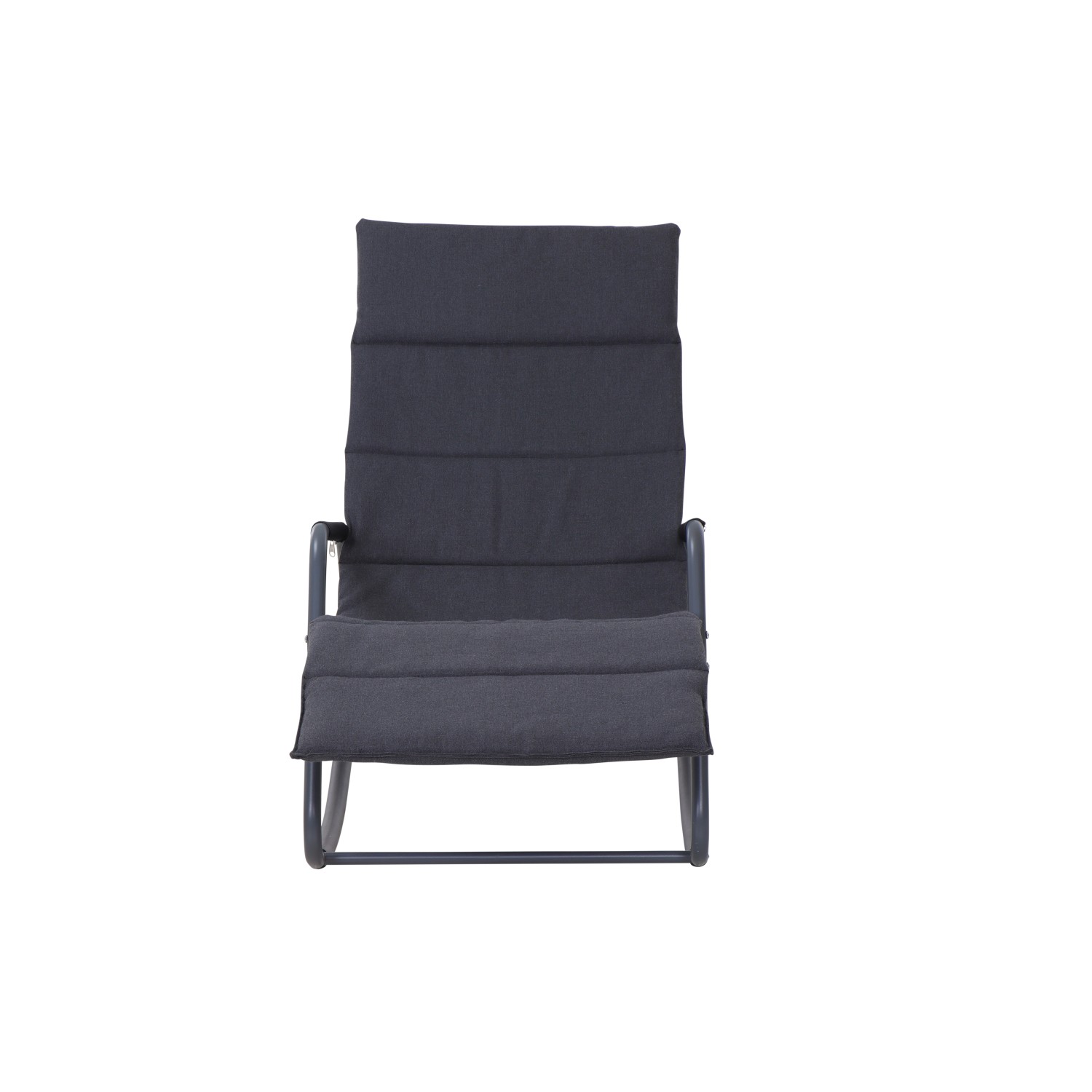 Siena Garden Schaukelliege Aliano, schwarz, mit Kissen. Entspannung im Garten.