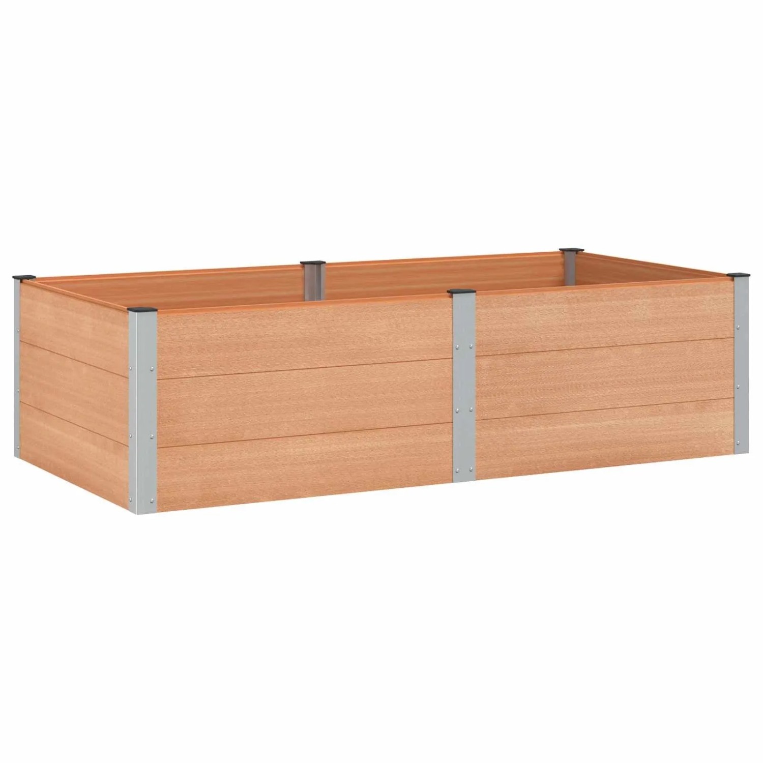 vidaXL Hochbeet Braun 200 x 100 x 54 cm 42039006