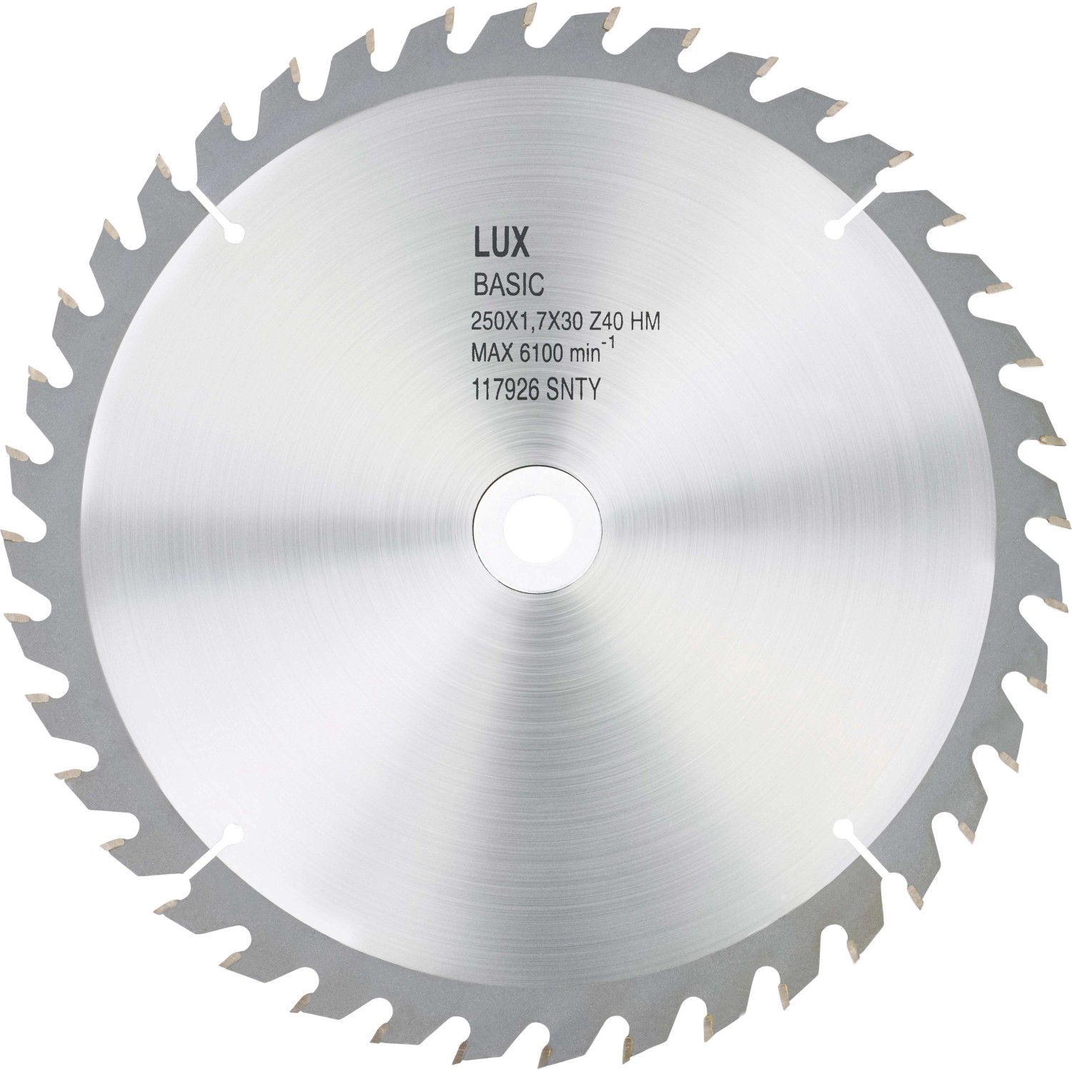 LUX HM-Kreissägeblatt Holz Ø 250 mm 40 Zähne günstig online kaufen