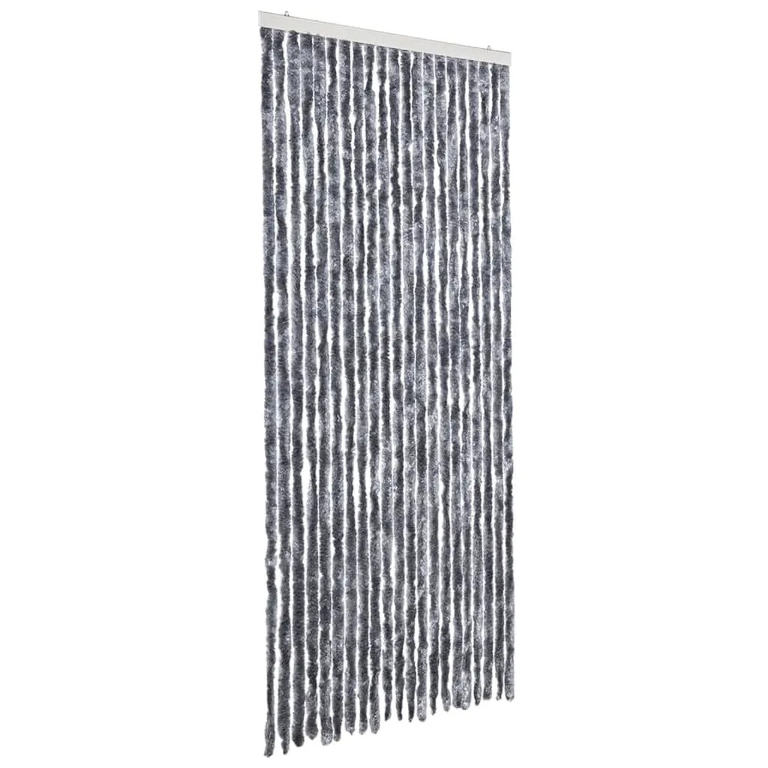 vidaXL Insektenschutz-Vorhang Silbern 90x200 cm Chenille 315139