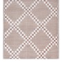 Brauner vidaXL Outdoorteppich (120x180 cm) mit Jacquard-Muster für Terrasse & Balkon.
