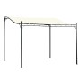 Outsunny Pergola Gazebo, cremeweißes Polyesterdach, Metallgestell. Ideal als Sonnenschutz.
