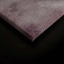 Bricoflor Wandbild: Nahaufnahme der altrosa-grauen Leinwand mit abstrakter Aquarell-Textur. Modernes Bild für Wohnzimmer.