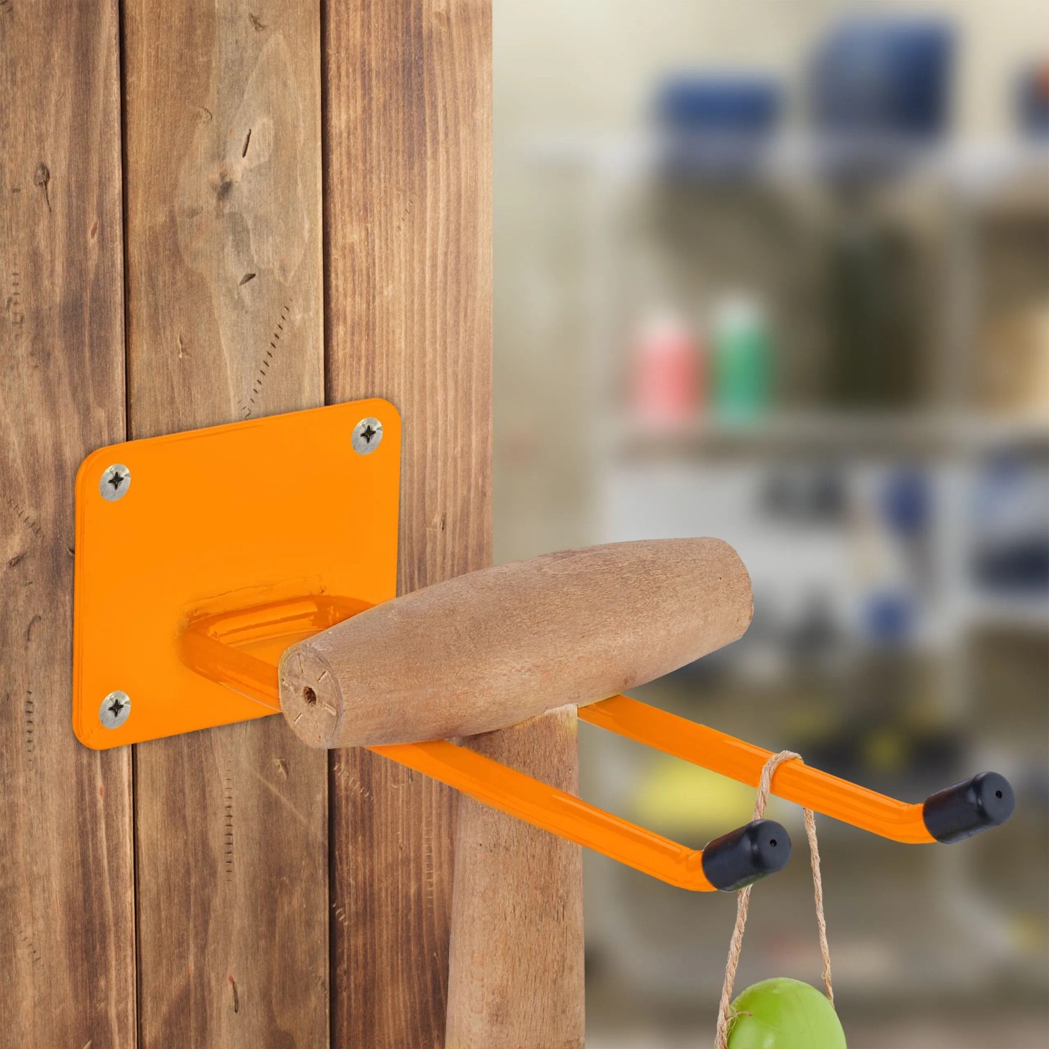 Relaxdays Wandhaken Stahl Orange Belastbar 7,5 cm x 9 cm x 24 cm 0,39 kg_2