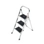 Hailo Klapptritt K70 mit 3 Stufen, Aluminium-Leiter mit Anti-Rutsch-Matten.