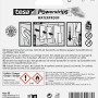 Tesa Powerstrips Haken Waterproof Edelstahl, eckig, Large, zur Montage ohne Bohren in Bad & Küche.