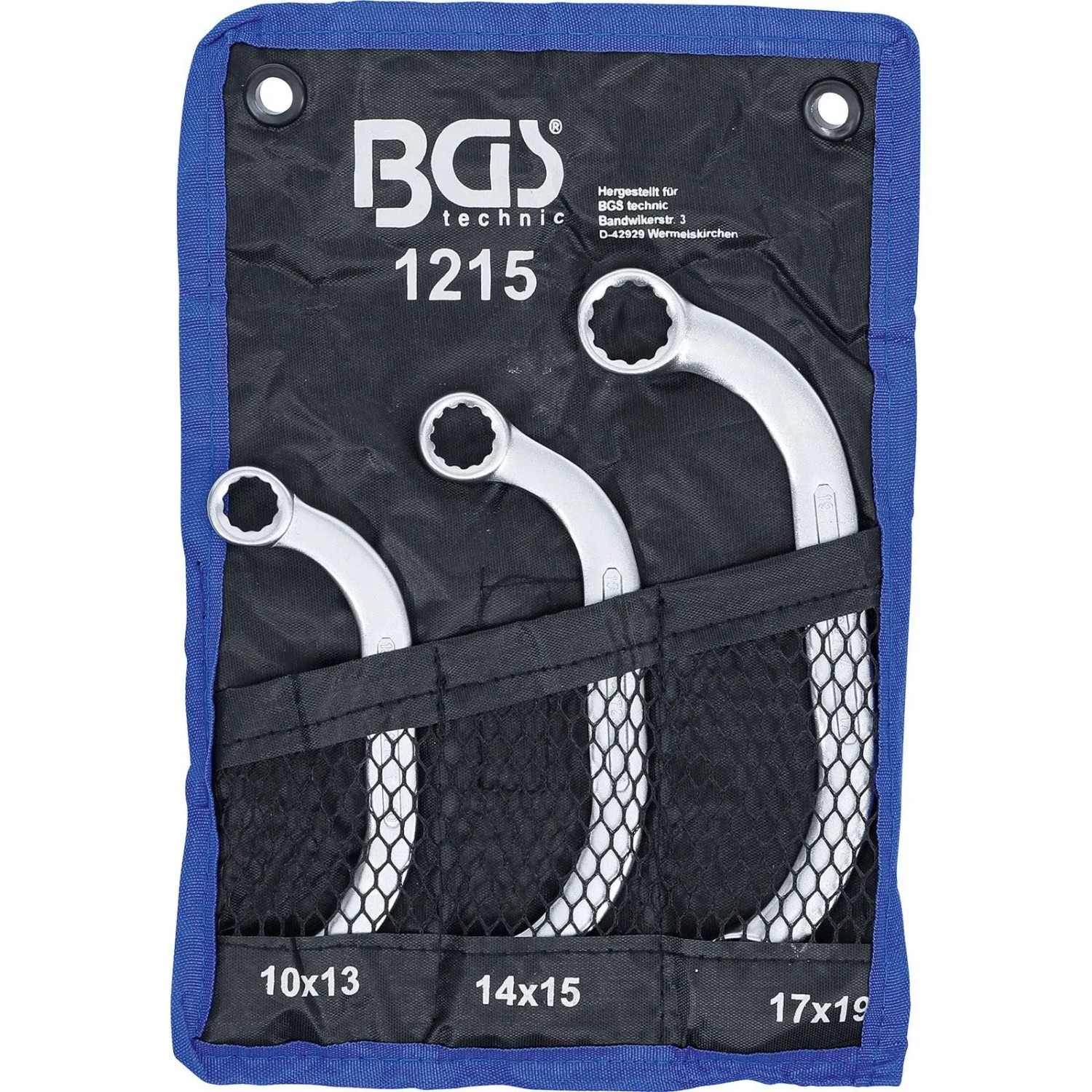 BGS Starter Und Blockschlüssel Satz SW 10X13 17X19 Mm 3Tlg  1215