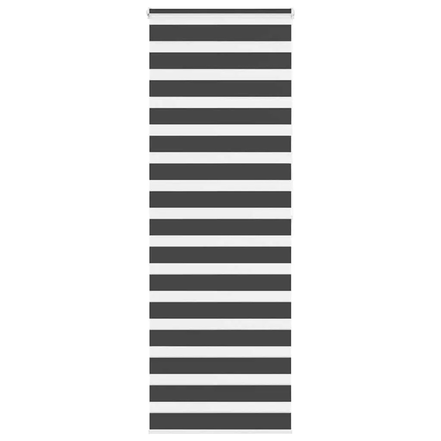 vidaXL Doppelrollo Schwarz 70x200 cm Stoffbreite 65,9 cm Polyester 4014255 günstig online kaufen