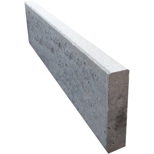 EHL Randstein Form C, grau, 100x25x6 cm, zur Einfassung von Wegen und Flächen.