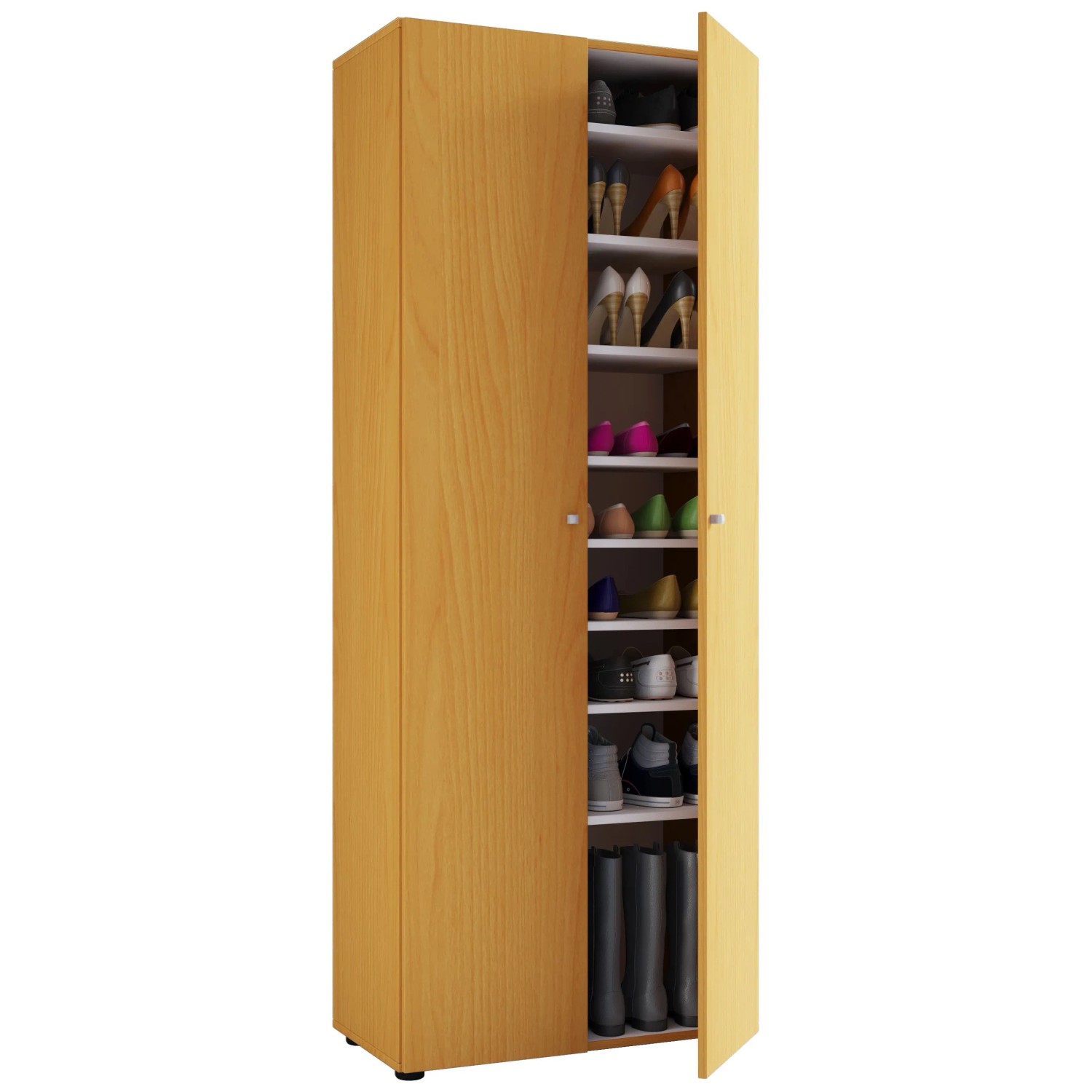 VCM Schuhschrank Vandol Buche