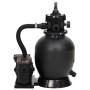 vidaXL Pool-Sandfilteranlage mit Vorfilter Schwarz 93396_2