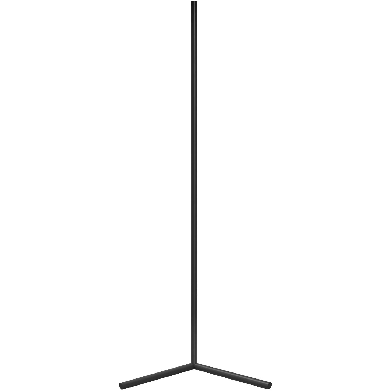 Schwarze Ledvance Smart+ WiFi Stehlampe Boden Ecke, 142 cm hoch.
