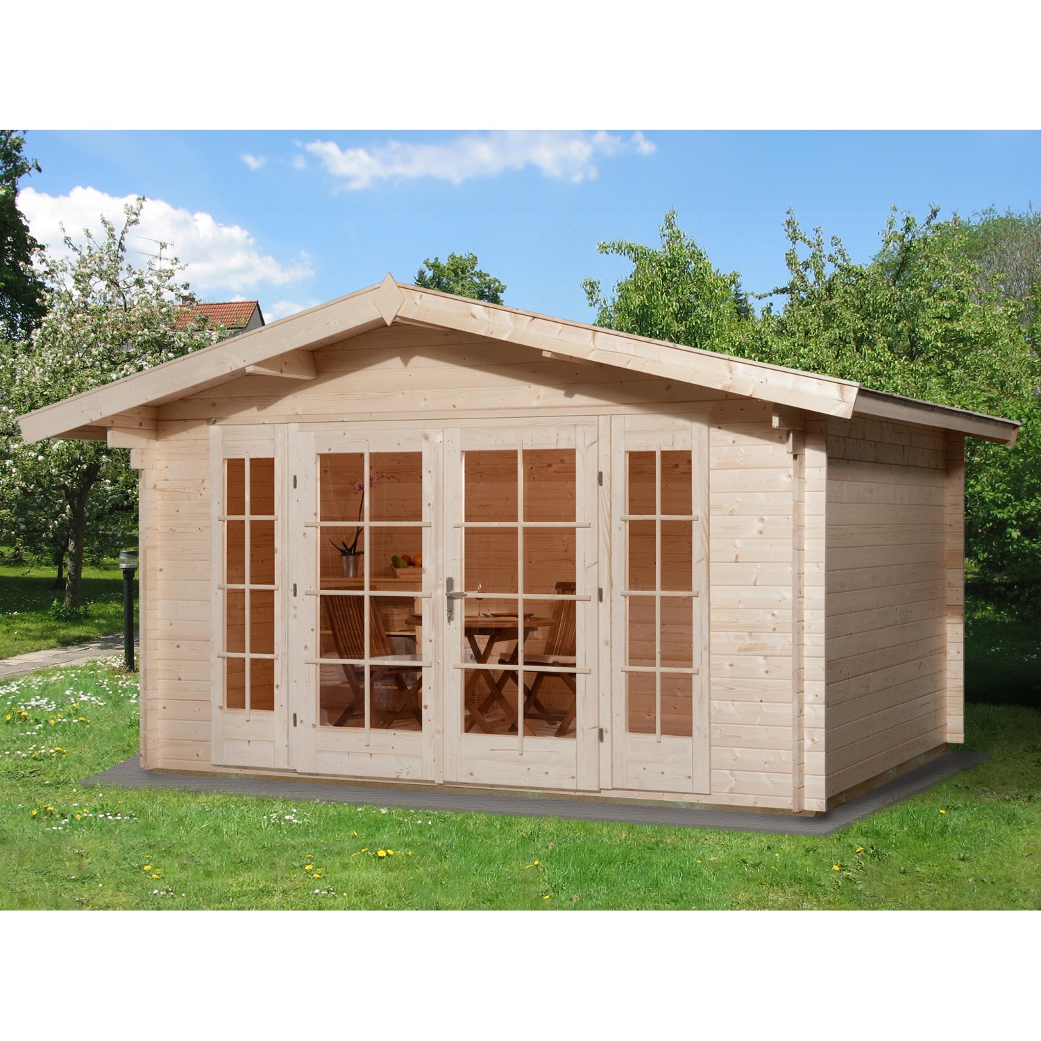 Weka Weekendhaus 137 BxT: 380 cm x 300 cm