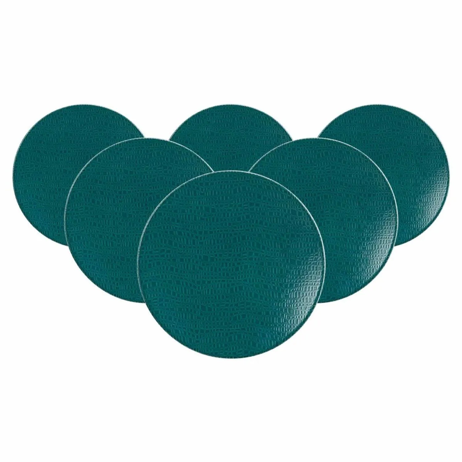 Seltmann Weiden Life Fashion Brotteller 16,5 cm 6er Set Trendy Petrol