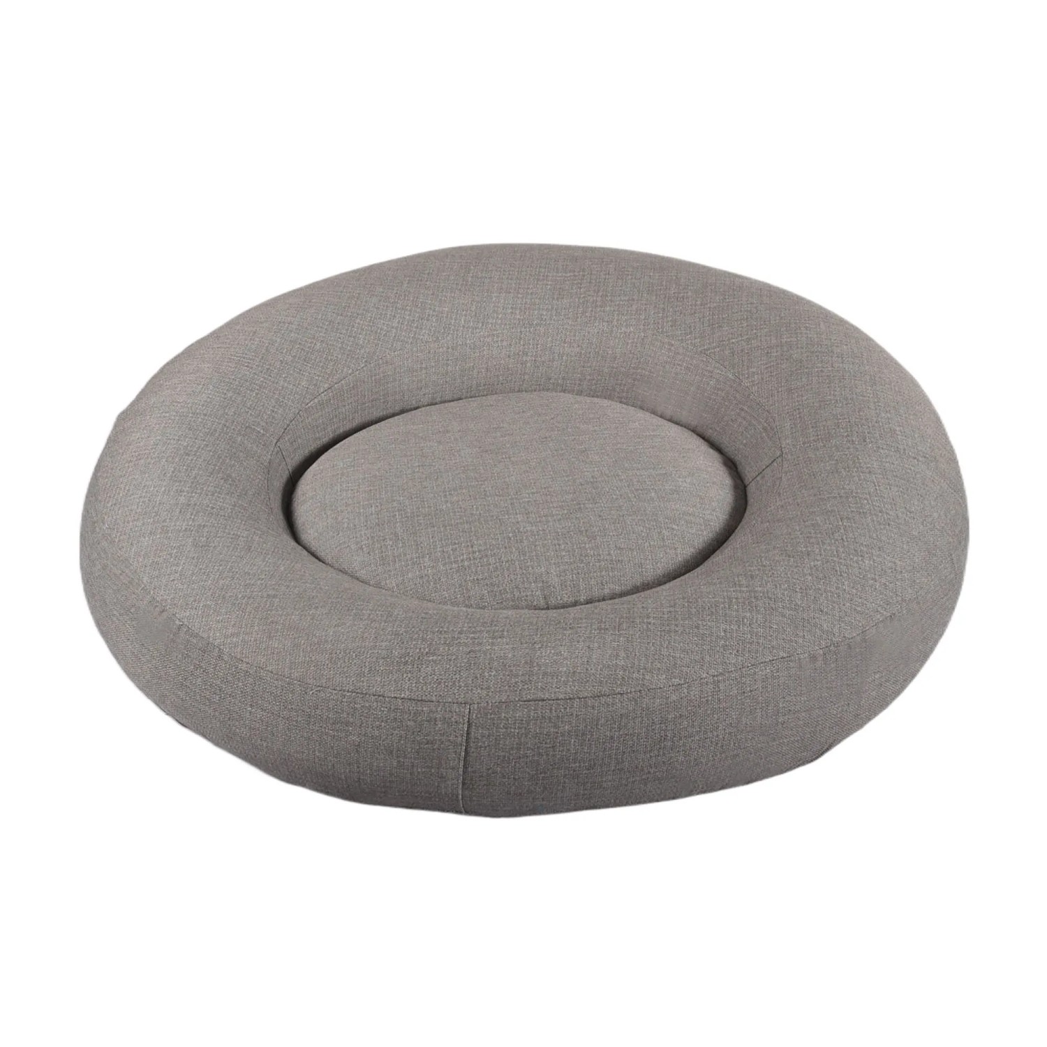 Anthrazitfarbenes, aufblasbares Best Daybed Rondo, 160x160x60 cm, für den Garten.