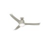HUNTER Deckenventilator Harmony Nickel, 137 cm, mit Lampe und Fernbedienung.