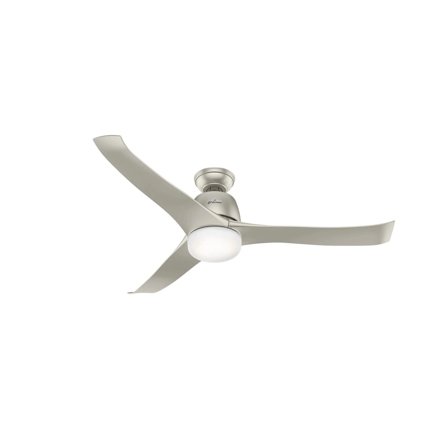 HUNTER FANS Deckenventilator Harmony Nickel 137 cm mit Beleuchtung und Fern günstig online kaufen