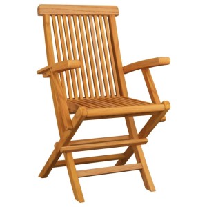 vidaXL Klappbare Gartenstühle 6 Stk Massivholz Teak 3065529