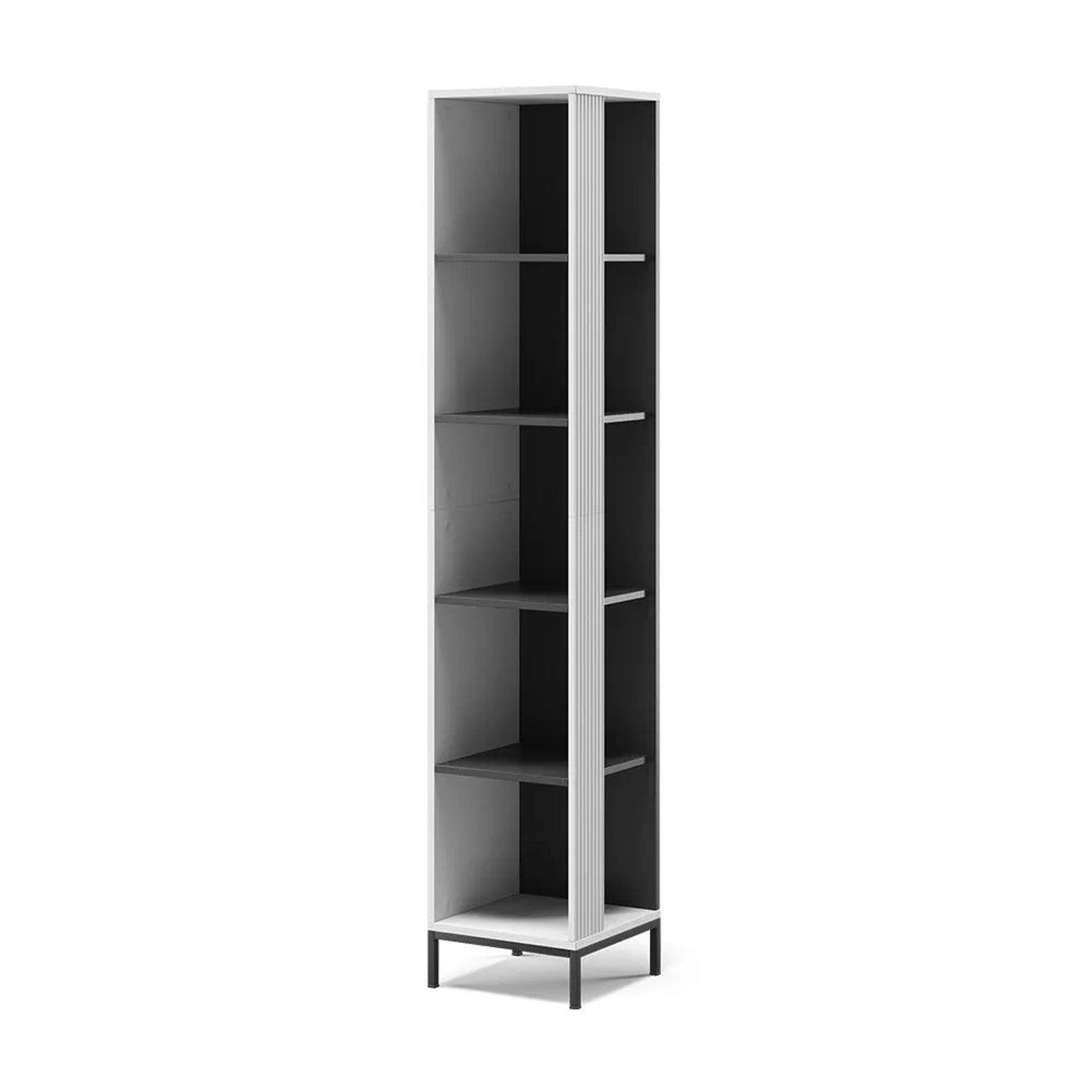 Vicco Bücherregal Eliza Weiß 36 x 188 mit 5 Fächern Art Nr 56442