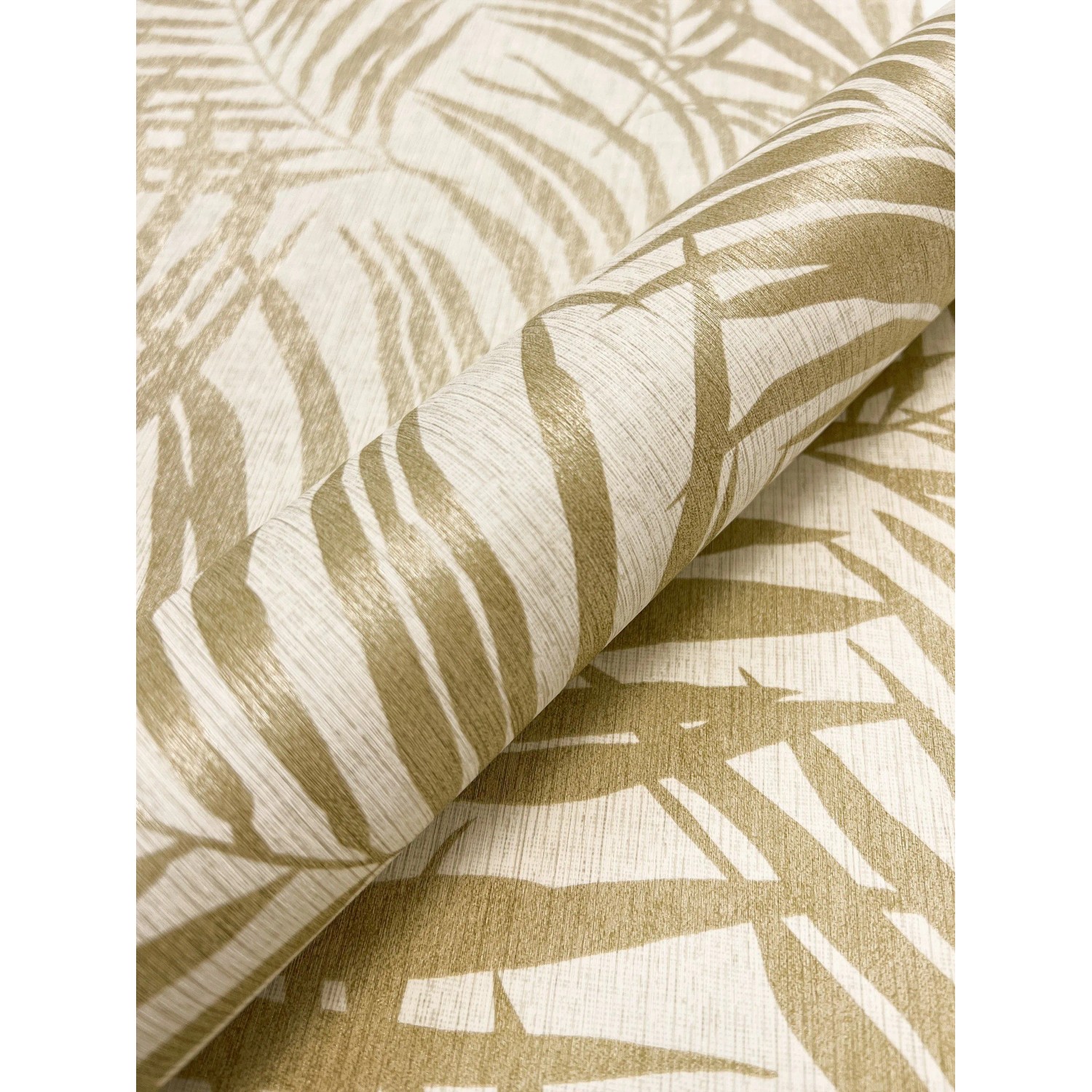 Newroom Vliestapete Zehla Gold Dschungel Modern günstig online kaufen