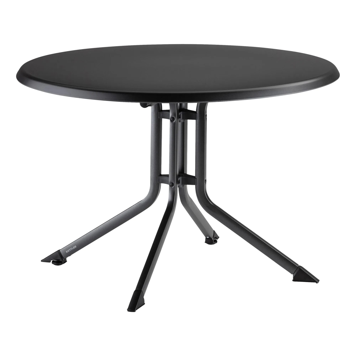 Kettler Klapptisch BOULEVARD Klapptisch rund Rund Kunststoff Anthrazit Ø 115 cm