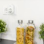 Weiße Link2Home WLAN Steckdose mit Zeitschaltuhr in Nutzung. Smart Home Hausfunksteuerung.