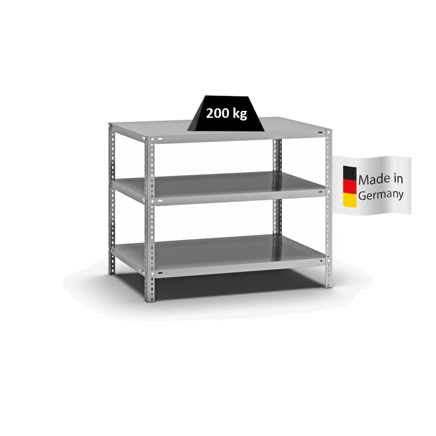 PROREGAL Fachbodenregal Schraubsystem Medium-Duty Grundregal HxBxT 80 x 100 günstig online kaufen