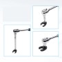 CCLIFE 15tlg Hahnenfußschlüssel Steckschlüssel Drehmoment 1/2'' 3/8'' Außenvierkantantrieb 8-24mm_3