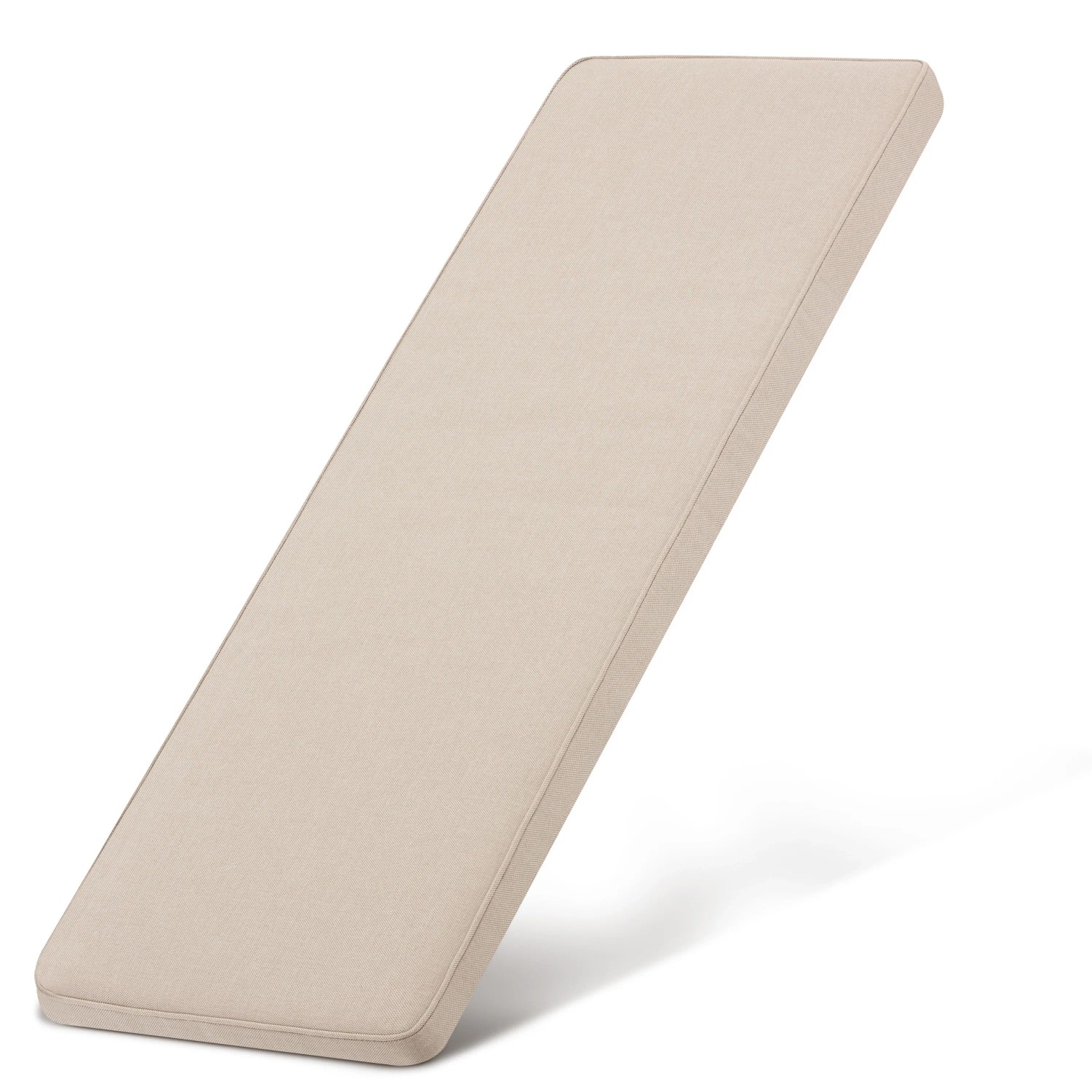 Beautissu Outdoor Bankauflage QD-BK 120x48x5cm Beige