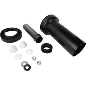 Viega Anschlussgarnitur für Wand-WC, Ø 90 mm, mit Rohren, Dichtungen und Befestigungsmaterial.