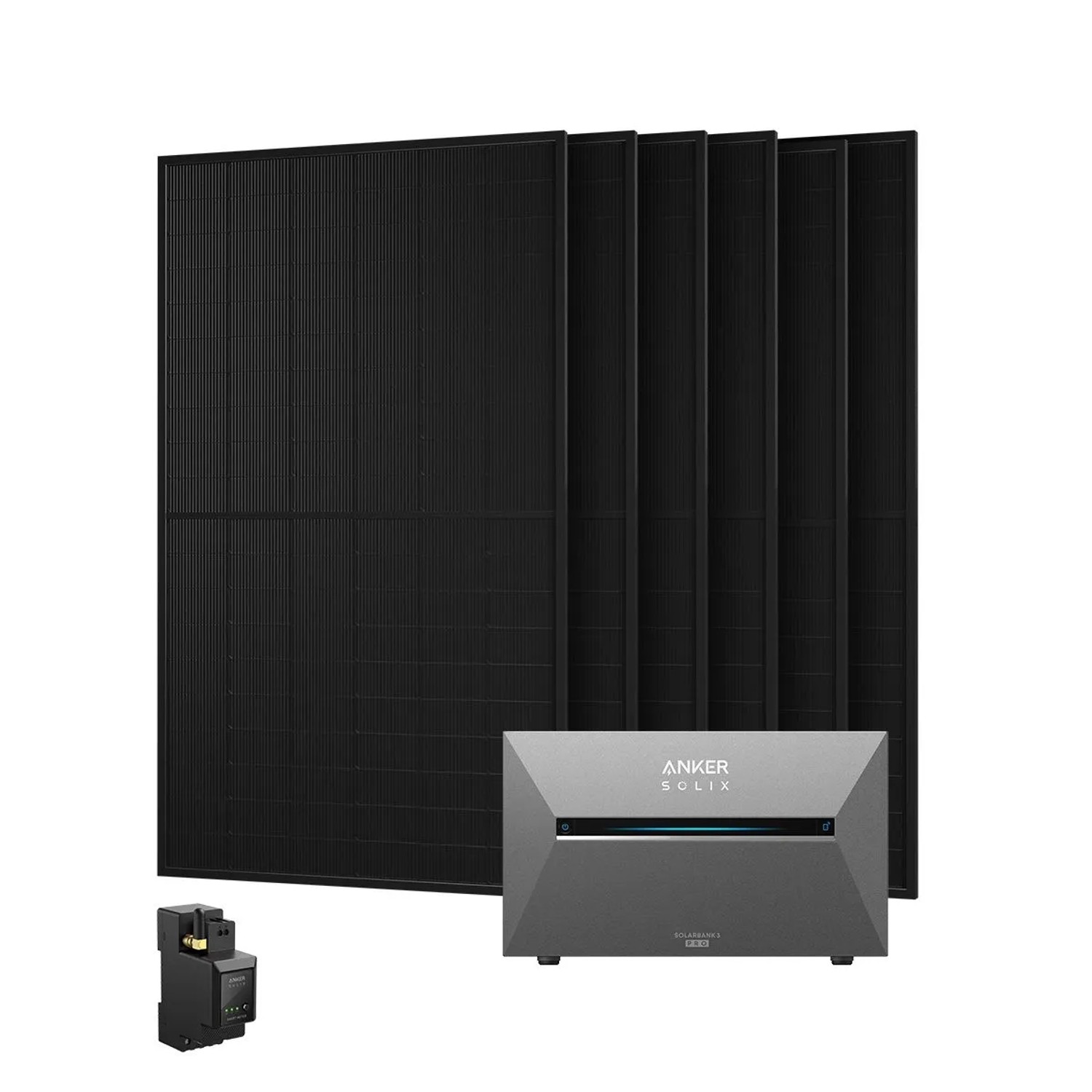 Anker Solix Balkonkraftwerk 3.000 Wp Mit Solarbank 3 E2700 Pro Mit Smart Meter