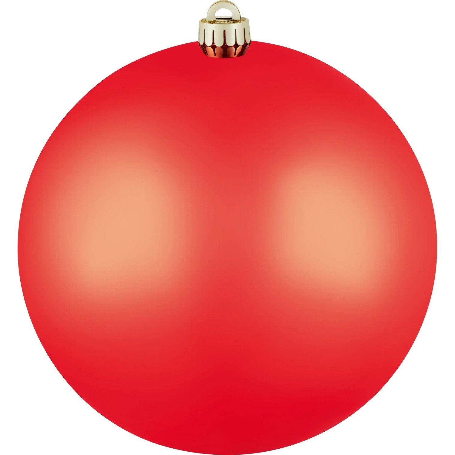 Weihnachtskugel Kunststoff Rot