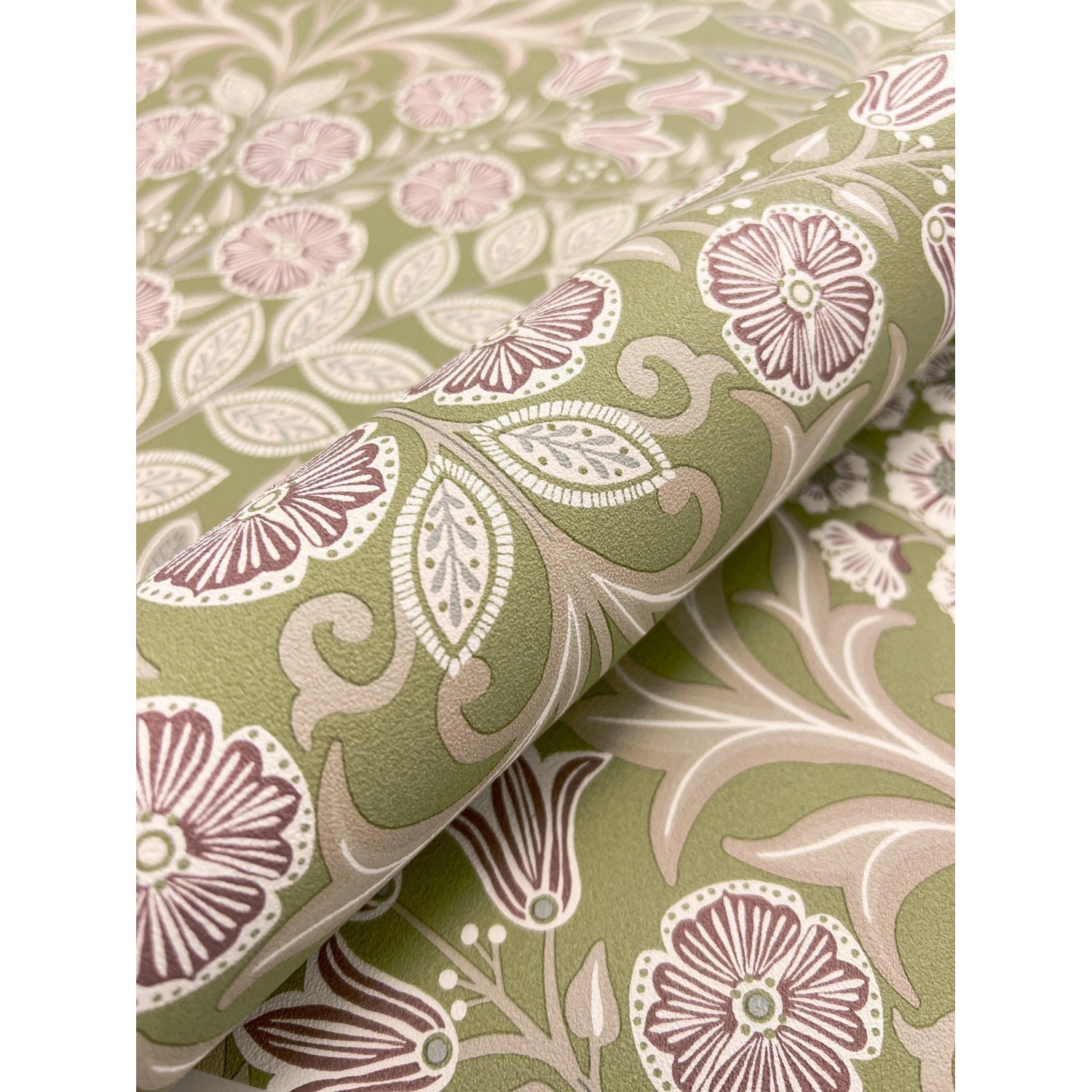 Newroom Vliestapete Bianca Green Blumen Floral günstig online kaufen