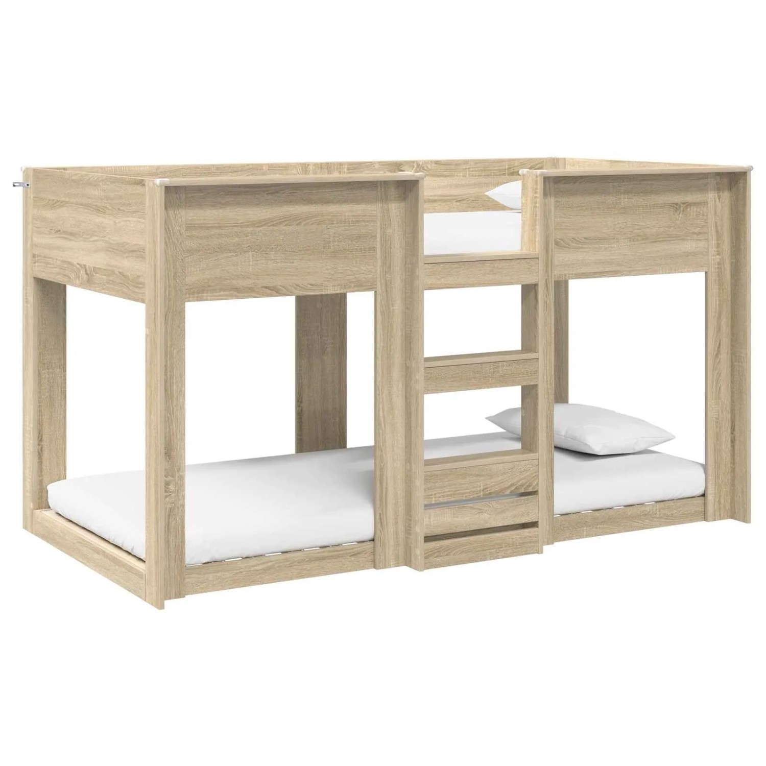 vidaXL Etagenbett für Kinder Sonoma-Eiche 80 x 200 cm Holzwerkstoff 3410405 günstig online kaufen