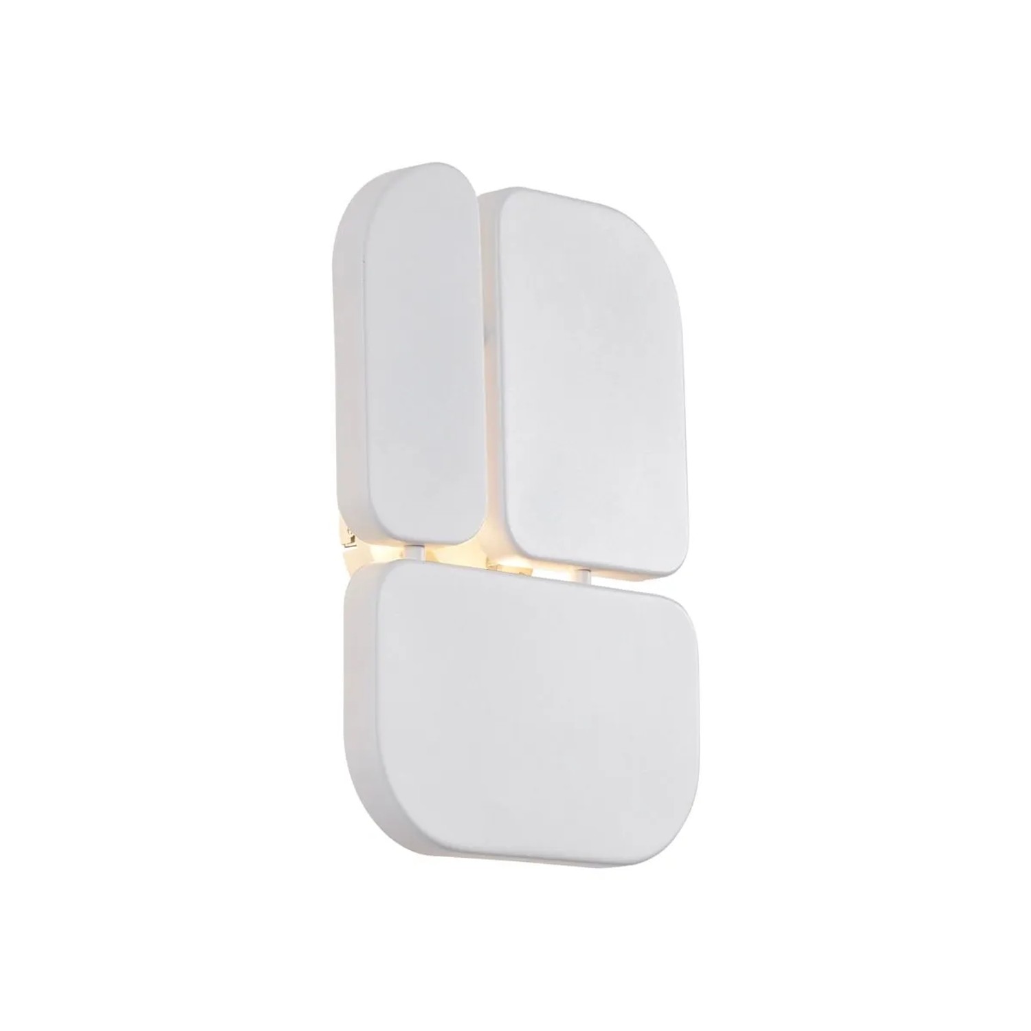QAZQA Design Wall Lamp White 3-Lights Planes