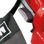 Detailaufnahme: Einhell GE-CL 36 Li E Akku-Laubsauger mit Fangsack und Tragegurt.