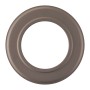 Graue Rosette aus dem OBI Rauchrohr-Set, Zubehör für Kamine und Öfen.