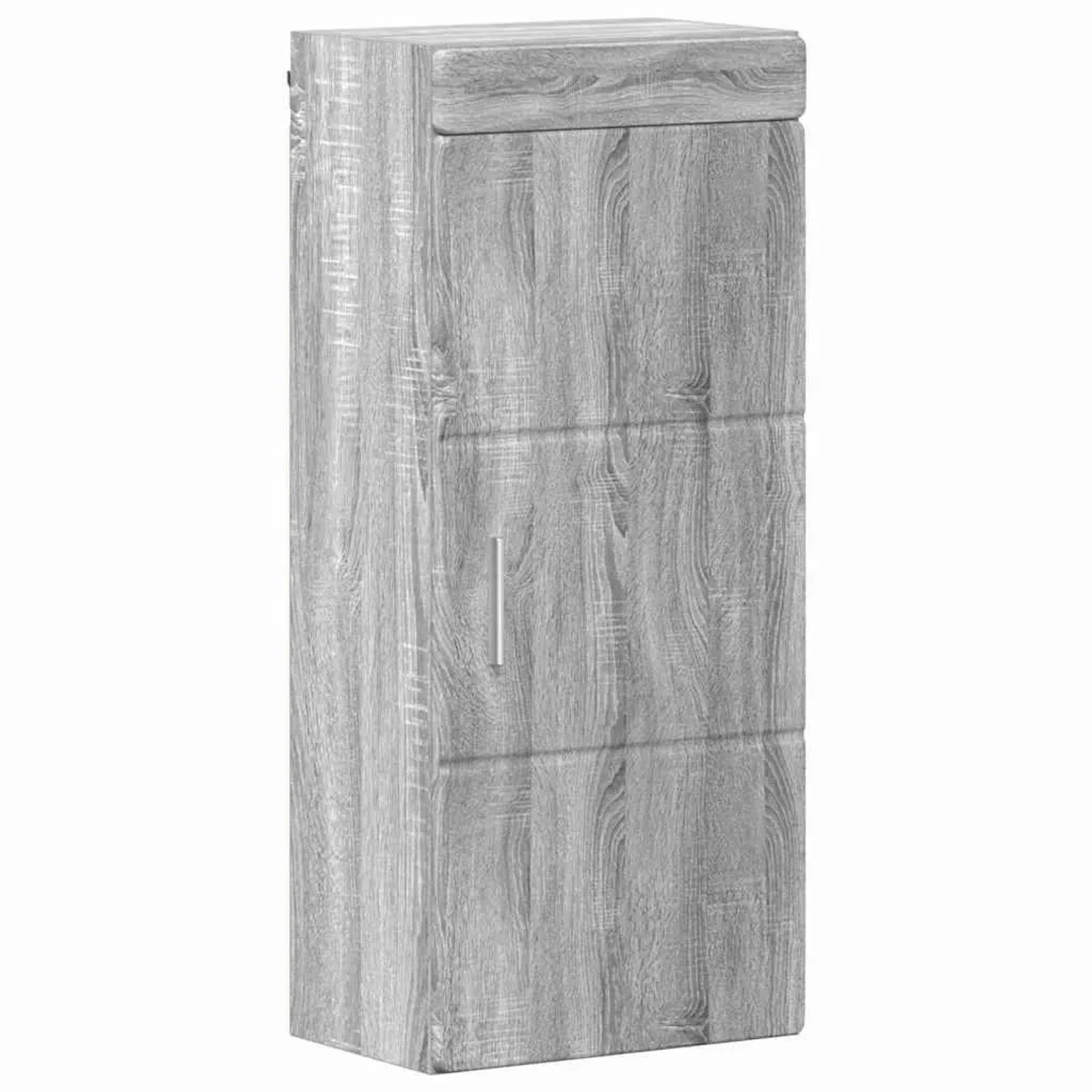 vidaXL Badezimmer-Wandschrank TULUM Graues Sonoma 37 x 24,5 x 86 cm 880337