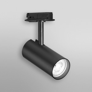Schwarzer Ledvance Schienensystem Spot Stelle Cylinder, 13 cm, für flexible Beleuchtung.