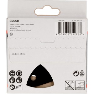 Bosch Schleiftellerschoner Pad, 93x93mm, 2 Stück, Zubehör für Exzenterschleifer.
