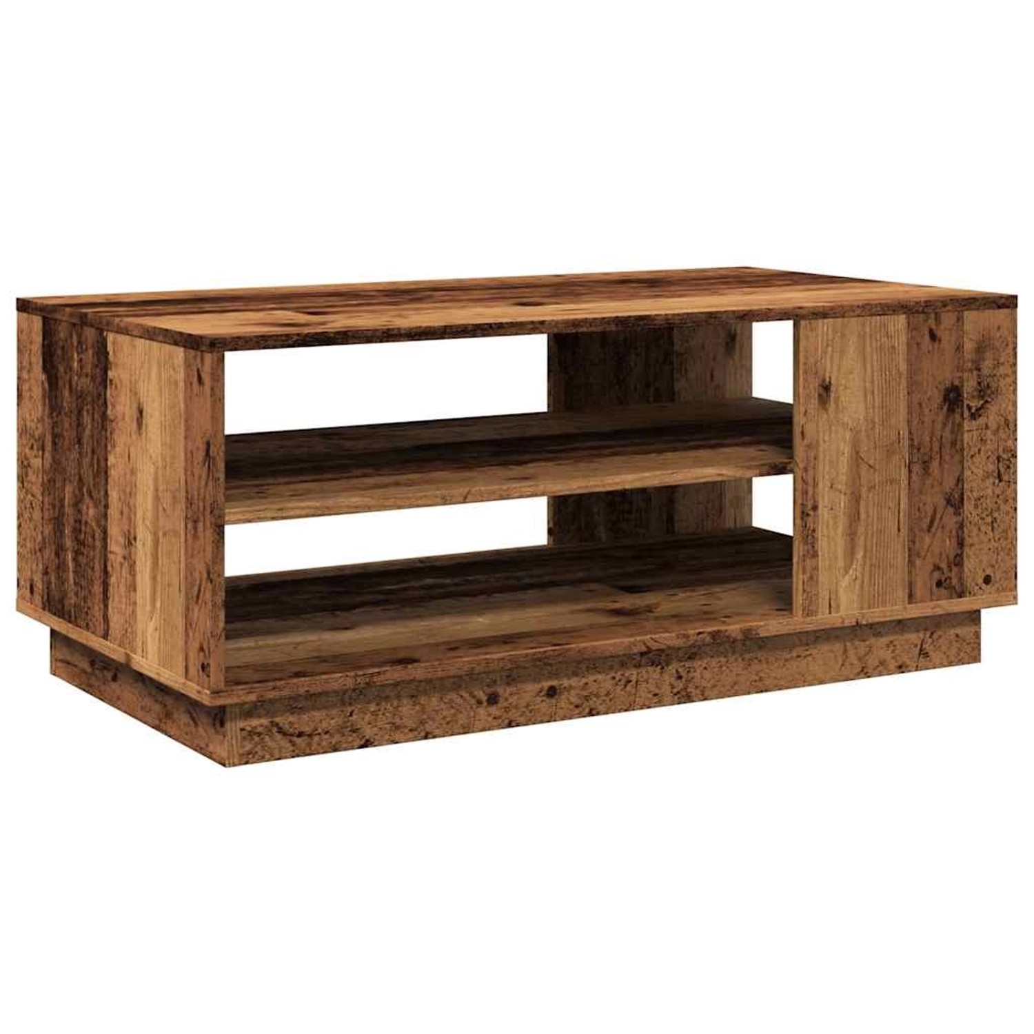 vidaXL Couchtisch Altholz-Optik 102x55x43 cm Holzwerkstoff 856800 günstig online kaufen