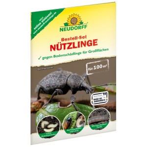 Neudorff Nützlinge Bestell-Set für Großflächen zur Bekämpfung von Dickmaulrüsslerlarven.