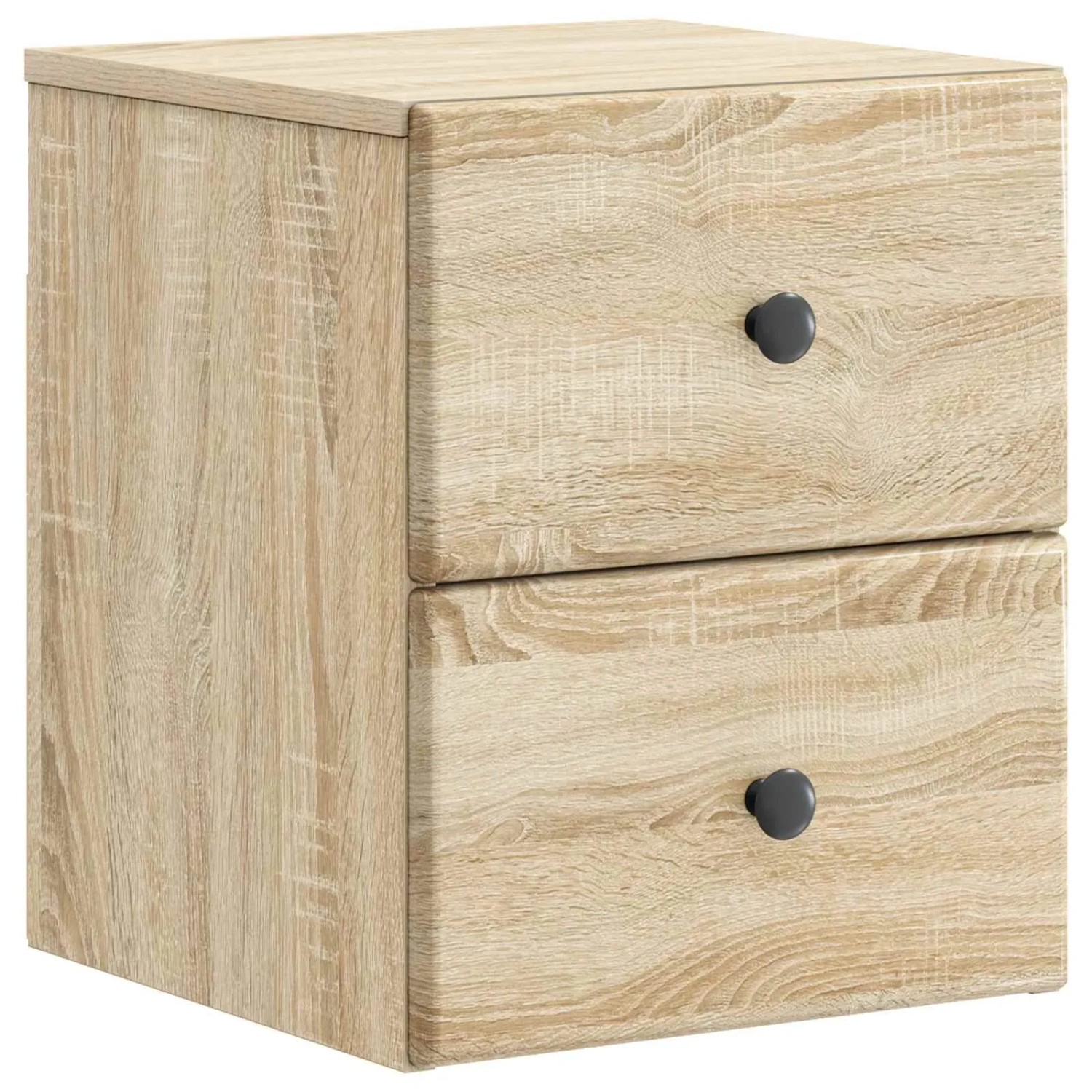 vidaXL Wandmontierter Nachttisch Sonoma-Eiche 34,5 x 33 x 40 cm 899149