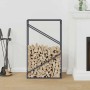 vidaXL Brennholzregal Anthrazit 60x25x100 cm Kaltgewalzter Stahl 864329_3