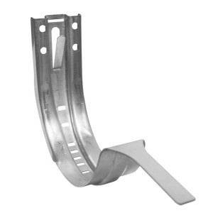 Zambelli Stirnbretthalter, verzinkt, für halbrunde Dachrinnen, zur Montage am Stirnbrett.