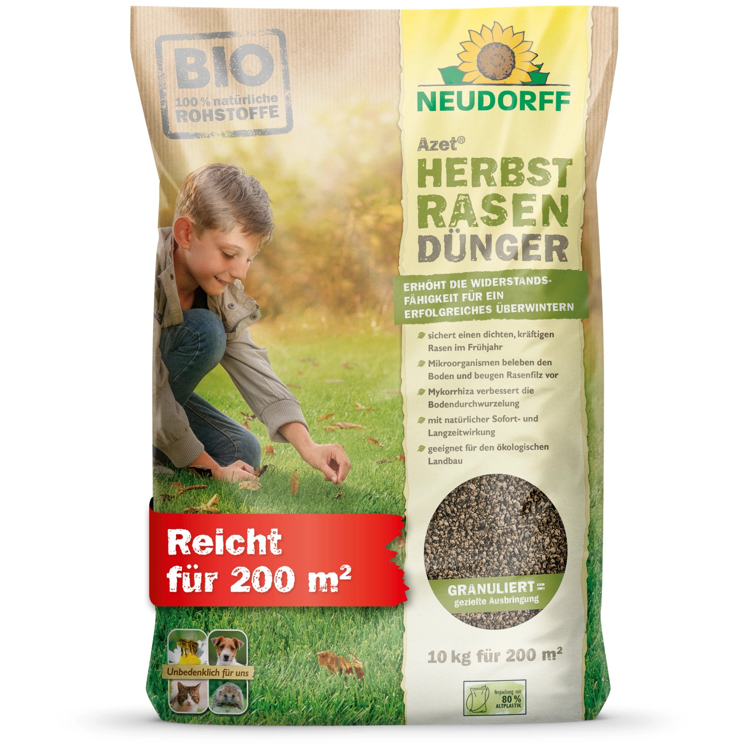 Neudorff Azet Herbst-Rasendünger 10 kg