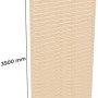 Holzbrüder Carport Seitenwand Ralf, Fichte natur, 350x200cm, Witterungsschutz