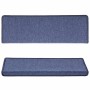 vidaXL Stufenmatten 15 Stk 65x21x4 cm Blau Rechteckiger Rand 134574_5
